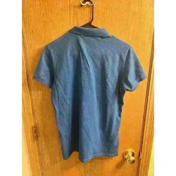 Boast Blue Pot Leaf Logo Golf Tennis Pickleball Polo Top L - Picture 4 of 6